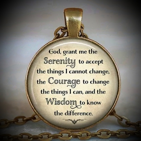 Fashion Trendy Jewelry | Jewelry | Serenity Prayer Cabochon Pendant ...